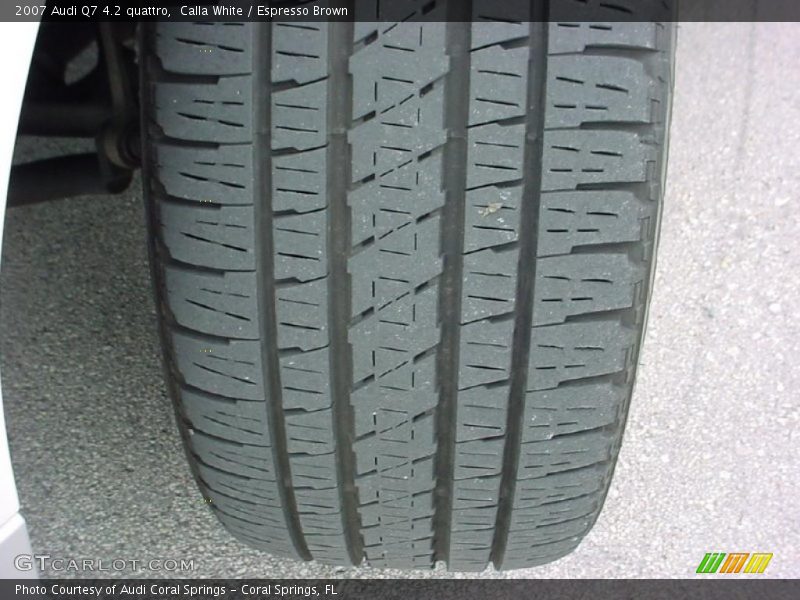 Calla White / Espresso Brown 2007 Audi Q7 4.2 quattro