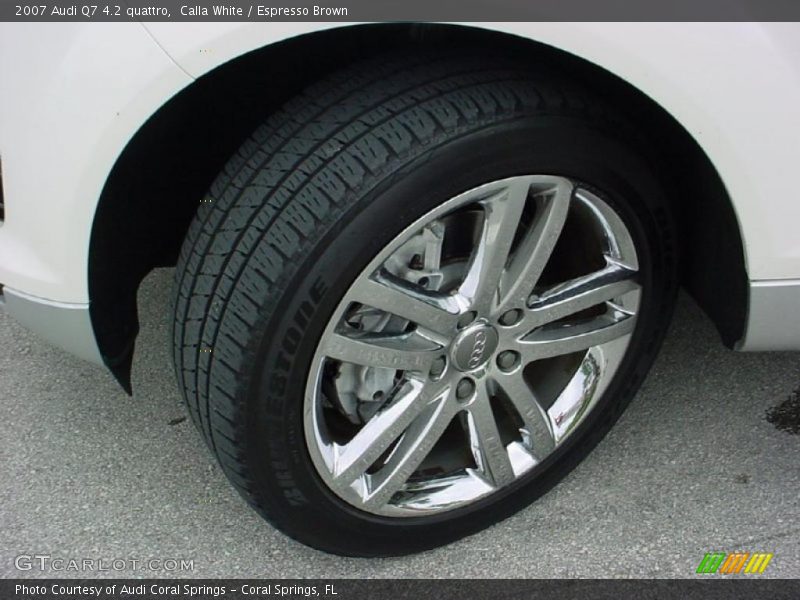 Calla White / Espresso Brown 2007 Audi Q7 4.2 quattro