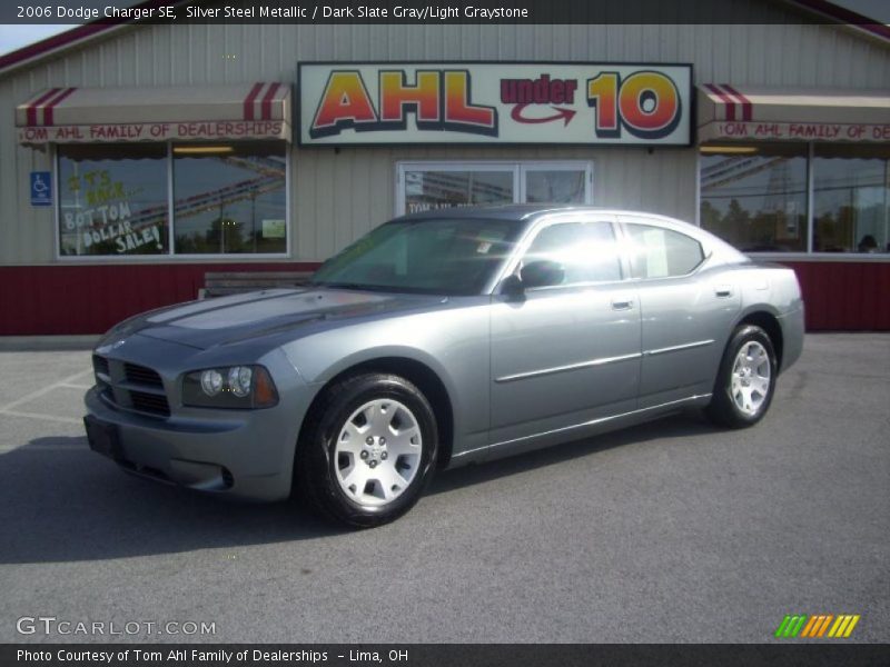 Silver Steel Metallic / Dark Slate Gray/Light Graystone 2006 Dodge Charger SE