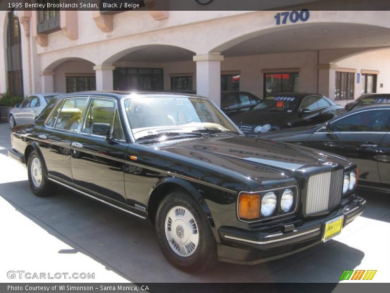 Black / Beige 1995 Bentley Brooklands Sedan