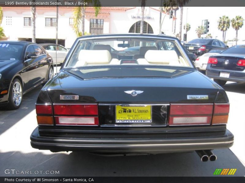 Black / Beige 1995 Bentley Brooklands Sedan