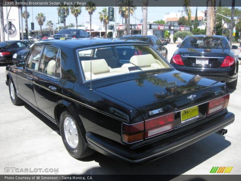 Black / Beige 1995 Bentley Brooklands Sedan