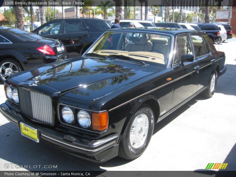 Black / Beige 1995 Bentley Brooklands Sedan