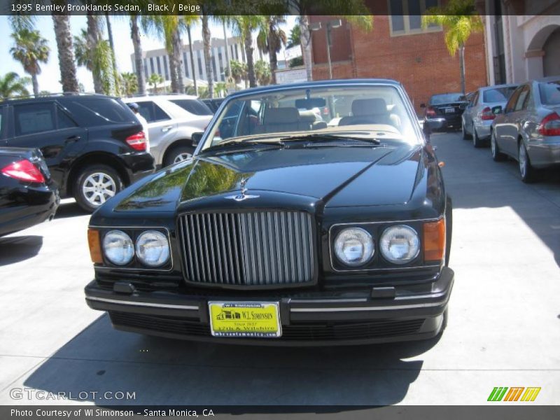 Black / Beige 1995 Bentley Brooklands Sedan
