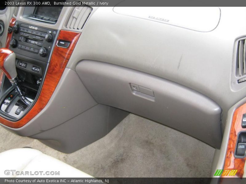Burnished Gold Metallic / Ivory 2003 Lexus RX 300 AWD
