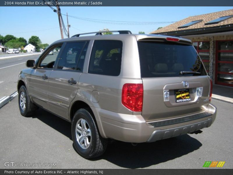 Sandstone Metallic / Saddle 2004 Honda Pilot EX-L 4WD