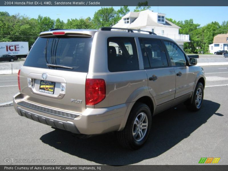 Sandstone Metallic / Saddle 2004 Honda Pilot EX-L 4WD