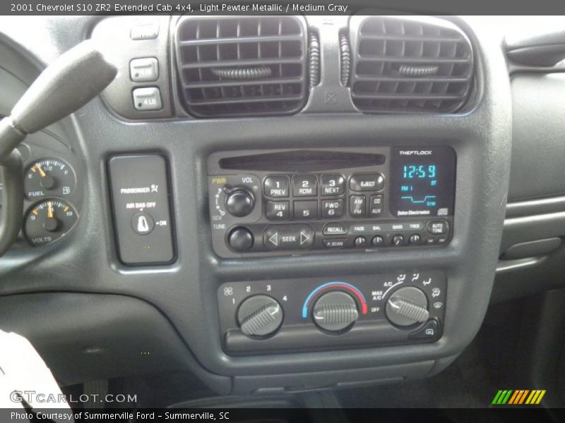 Light Pewter Metallic / Medium Gray 2001 Chevrolet S10 ZR2 Extended Cab 4x4