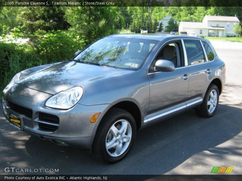 Titanium Metallic / Stone/Steel Grey 2005 Porsche Cayenne S