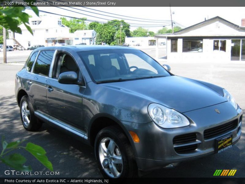 Titanium Metallic / Stone/Steel Grey 2005 Porsche Cayenne S