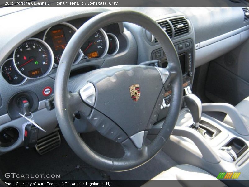 Titanium Metallic / Stone/Steel Grey 2005 Porsche Cayenne S