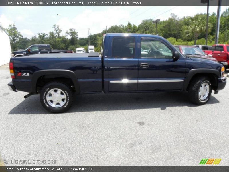 Deep Blue Metallic / Dark Pewter 2005 GMC Sierra 1500 Z71 Extended Cab 4x4