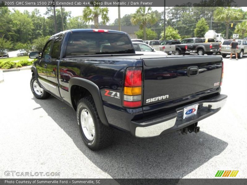 Deep Blue Metallic / Dark Pewter 2005 GMC Sierra 1500 Z71 Extended Cab 4x4