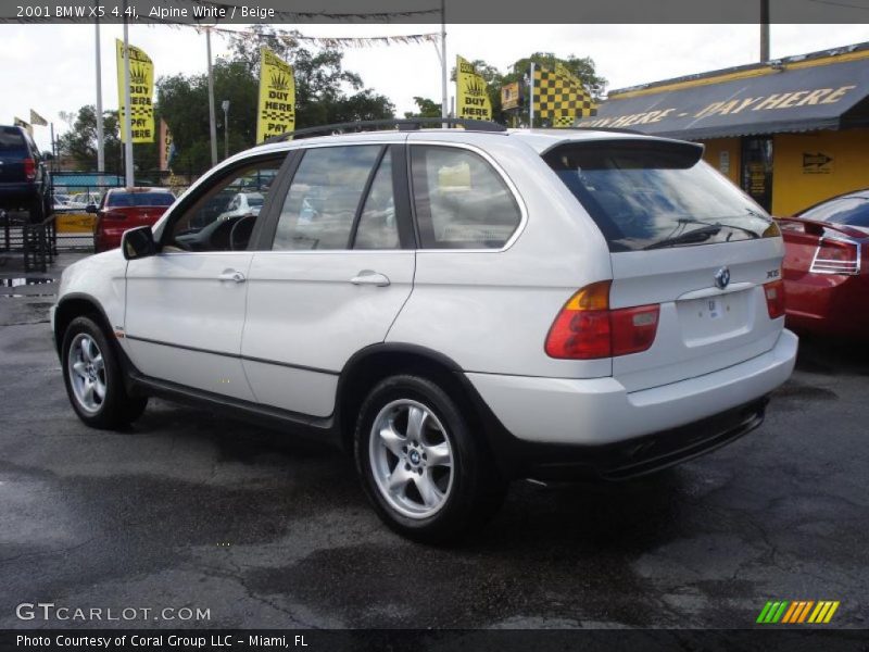 Alpine White / Beige 2001 BMW X5 4.4i