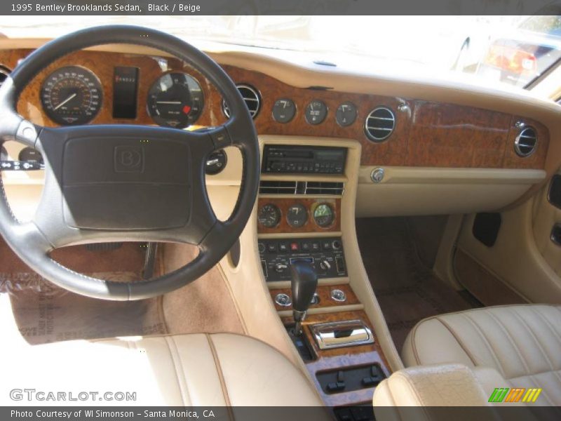 Black / Beige 1995 Bentley Brooklands Sedan