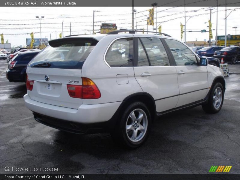 Alpine White / Beige 2001 BMW X5 4.4i