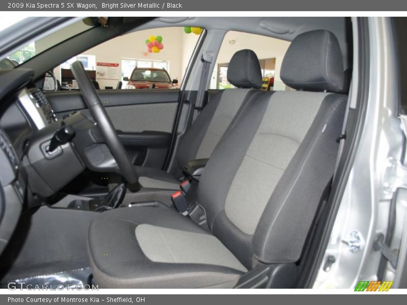 Bright Silver Metallic / Black 2009 Kia Spectra 5 SX Wagon