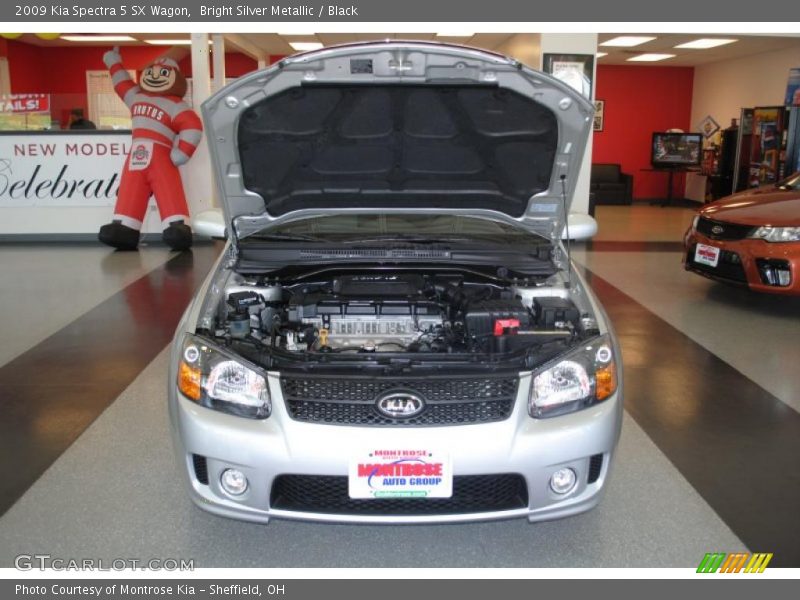 Bright Silver Metallic / Black 2009 Kia Spectra 5 SX Wagon
