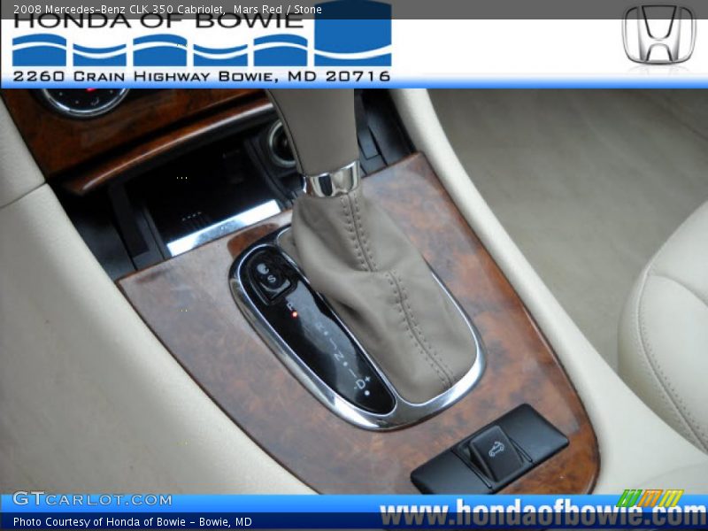 Mars Red / Stone 2008 Mercedes-Benz CLK 350 Cabriolet