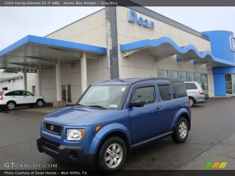 Atomic Blue Metallic / Gray/Blue 2006 Honda Element EX-P AWD