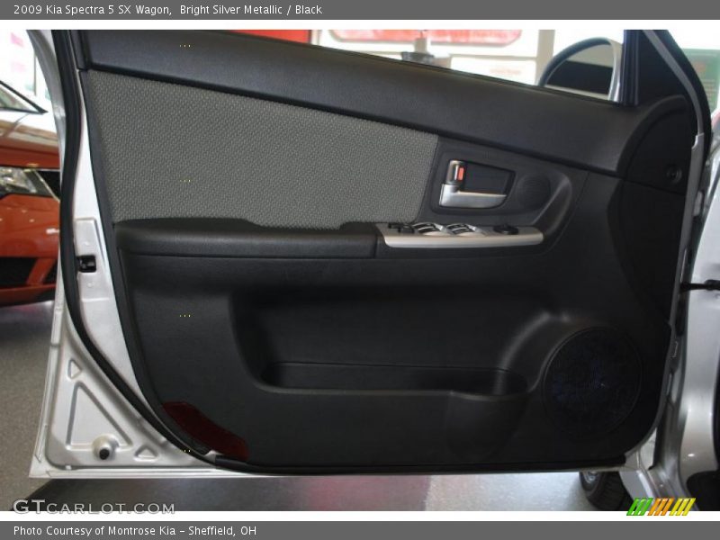 Bright Silver Metallic / Black 2009 Kia Spectra 5 SX Wagon
