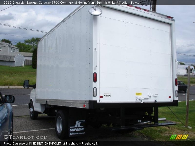 Summit White / Medium Pewter 2010 Chevrolet Express Cutaway 3500 Commercial Moving Van