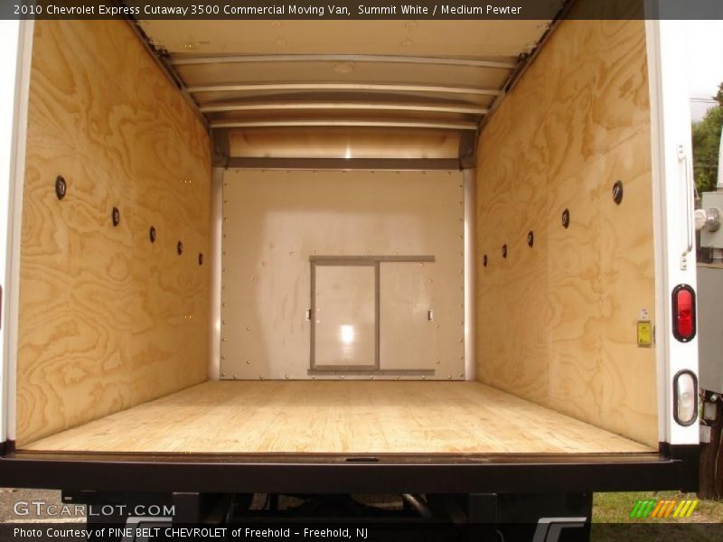 Summit White / Medium Pewter 2010 Chevrolet Express Cutaway 3500 Commercial Moving Van