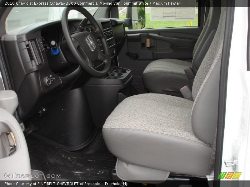 Summit White / Medium Pewter 2010 Chevrolet Express Cutaway 3500 Commercial Moving Van