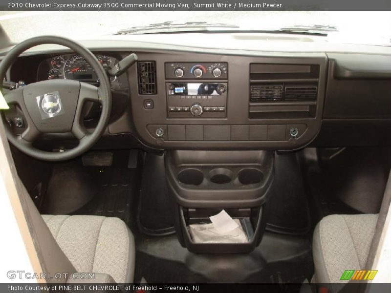 Summit White / Medium Pewter 2010 Chevrolet Express Cutaway 3500 Commercial Moving Van
