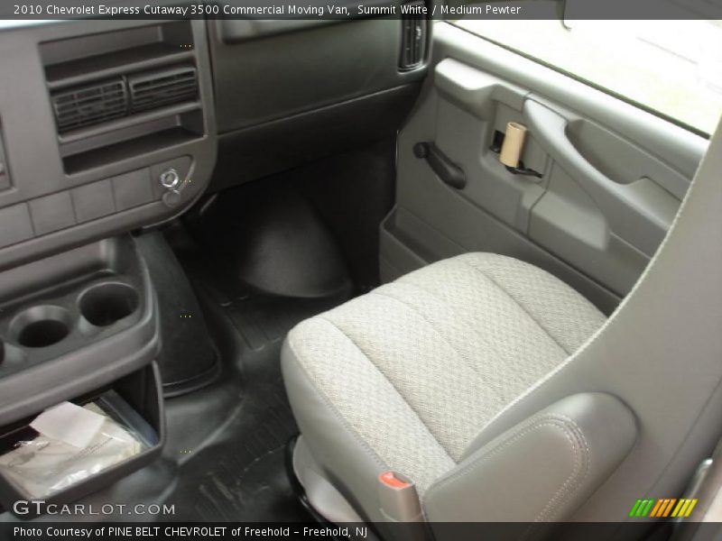 Summit White / Medium Pewter 2010 Chevrolet Express Cutaway 3500 Commercial Moving Van