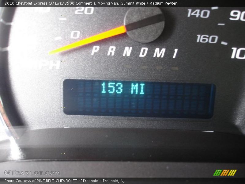 Summit White / Medium Pewter 2010 Chevrolet Express Cutaway 3500 Commercial Moving Van