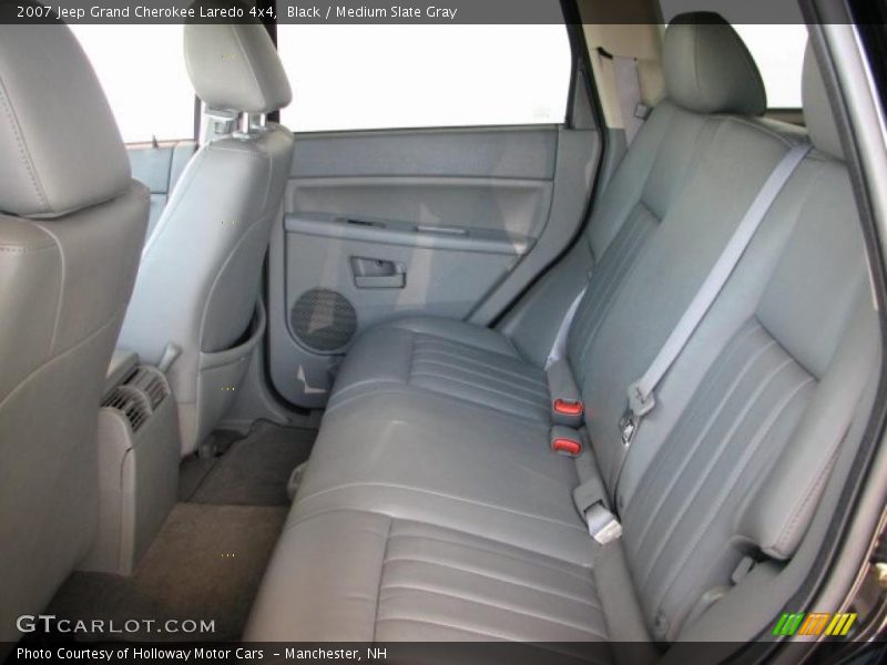 Black / Medium Slate Gray 2007 Jeep Grand Cherokee Laredo 4x4