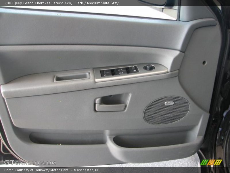 Black / Medium Slate Gray 2007 Jeep Grand Cherokee Laredo 4x4