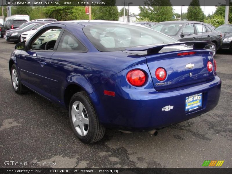 Laser Blue Metallic / Gray 2007 Chevrolet Cobalt LS Coupe