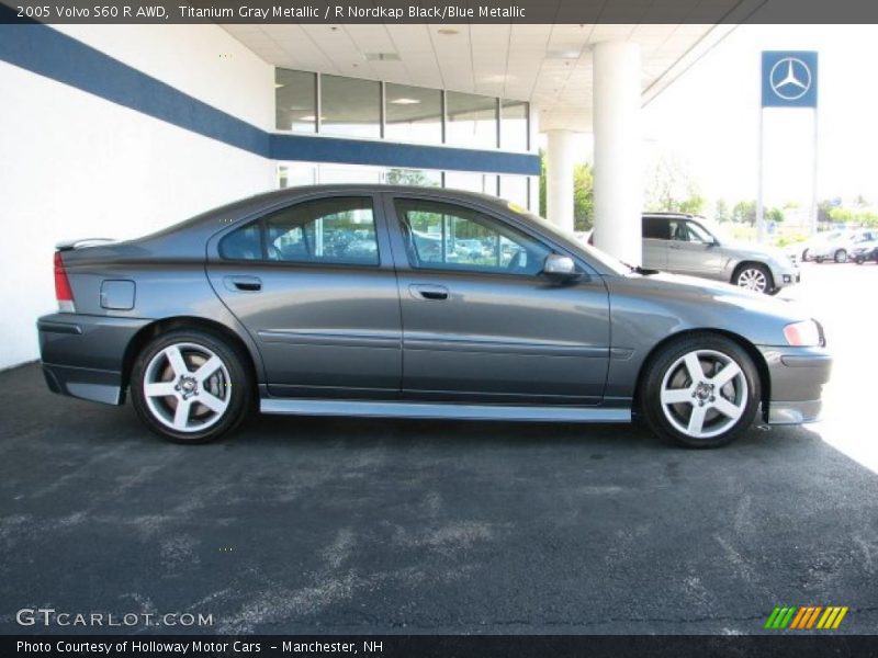 Titanium Gray Metallic / R Nordkap Black/Blue Metallic 2005 Volvo S60 R AWD