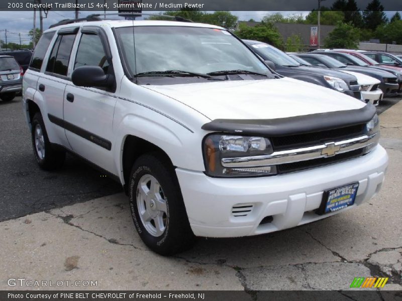 Summit White / Medium Pewter 2003 Chevrolet TrailBlazer LS 4x4