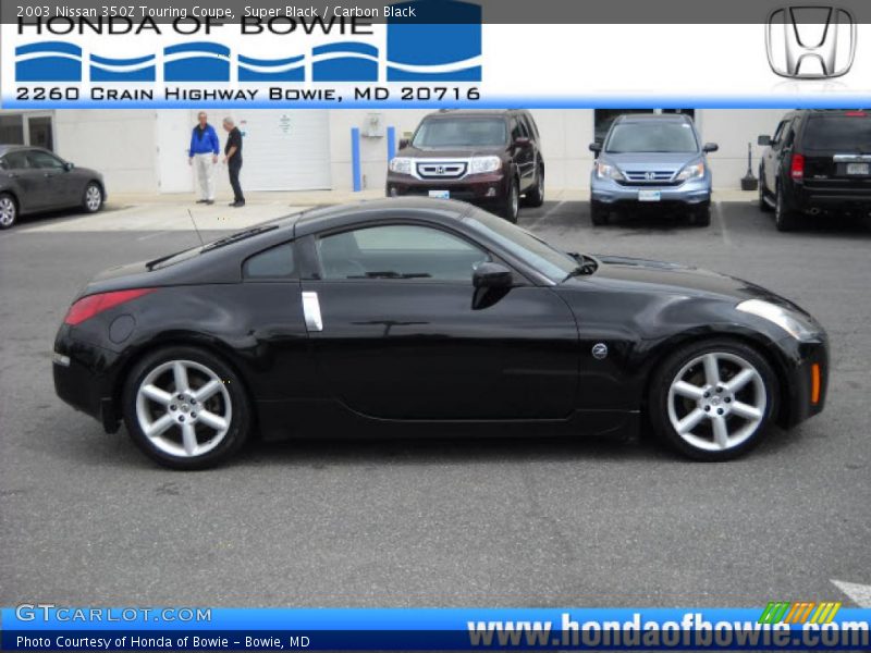 Super Black / Carbon Black 2003 Nissan 350Z Touring Coupe