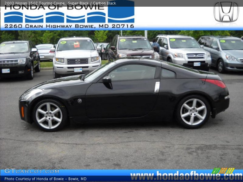Super Black / Carbon Black 2003 Nissan 350Z Touring Coupe