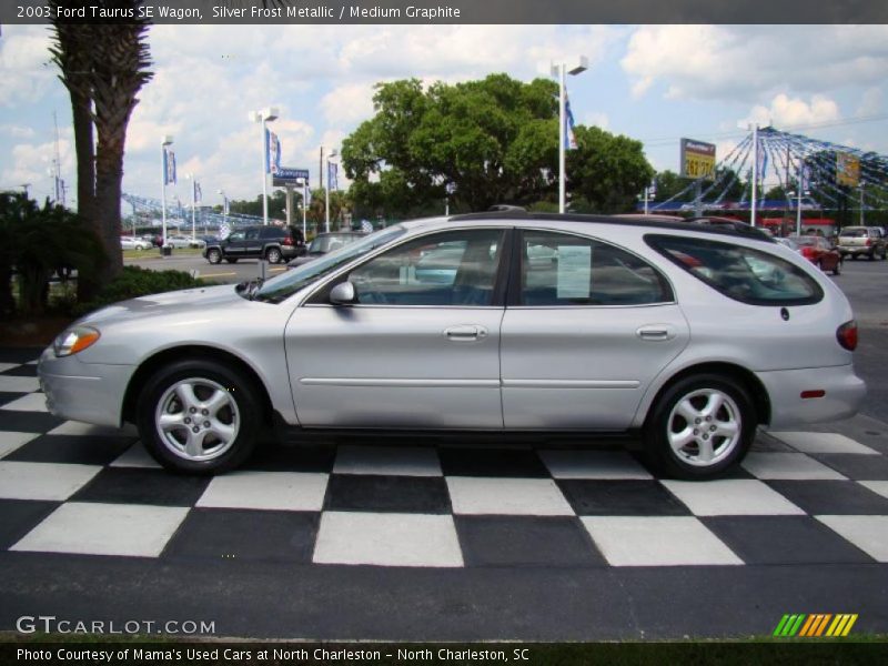 Silver Frost Metallic / Medium Graphite 2003 Ford Taurus SE Wagon