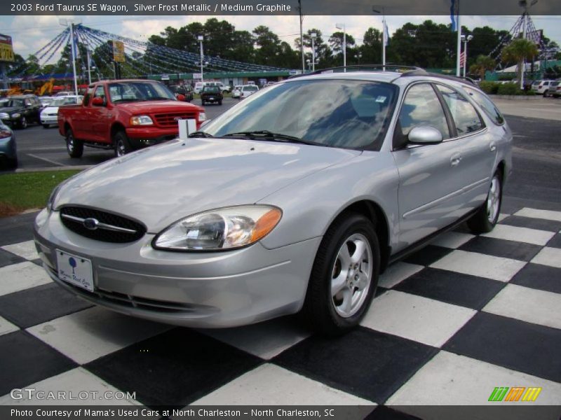 Silver Frost Metallic / Medium Graphite 2003 Ford Taurus SE Wagon
