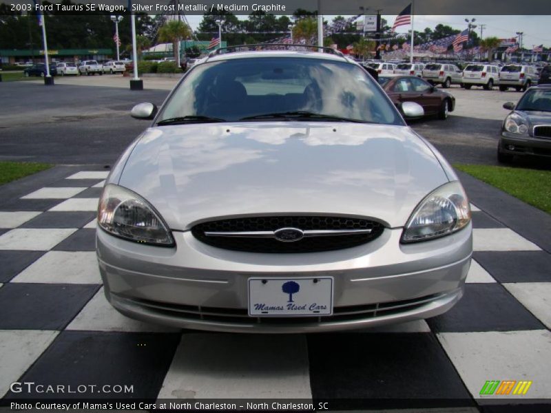 Silver Frost Metallic / Medium Graphite 2003 Ford Taurus SE Wagon