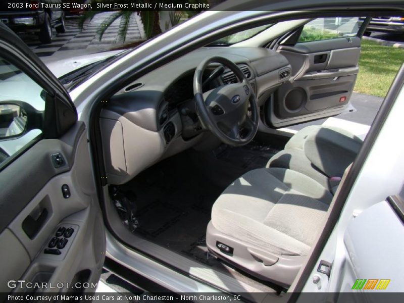 Silver Frost Metallic / Medium Graphite 2003 Ford Taurus SE Wagon