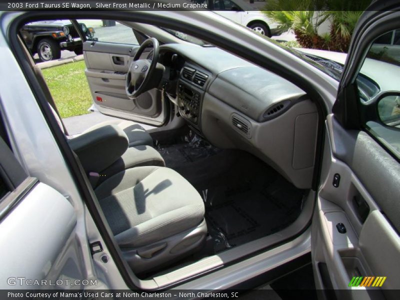 Silver Frost Metallic / Medium Graphite 2003 Ford Taurus SE Wagon