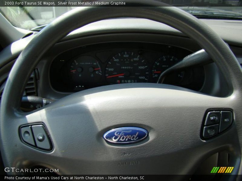 Silver Frost Metallic / Medium Graphite 2003 Ford Taurus SE Wagon
