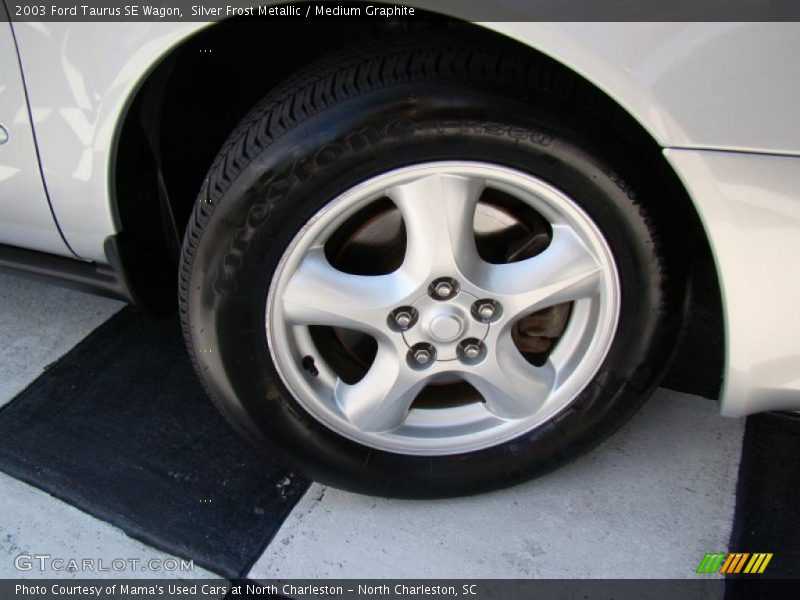 Silver Frost Metallic / Medium Graphite 2003 Ford Taurus SE Wagon
