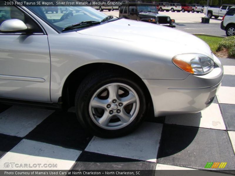 Silver Frost Metallic / Medium Graphite 2003 Ford Taurus SE Wagon