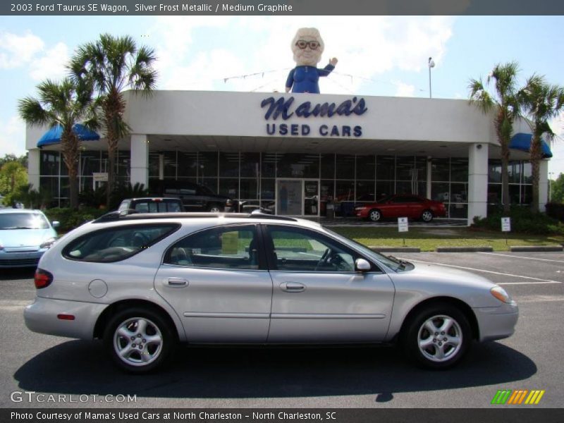 Silver Frost Metallic / Medium Graphite 2003 Ford Taurus SE Wagon
