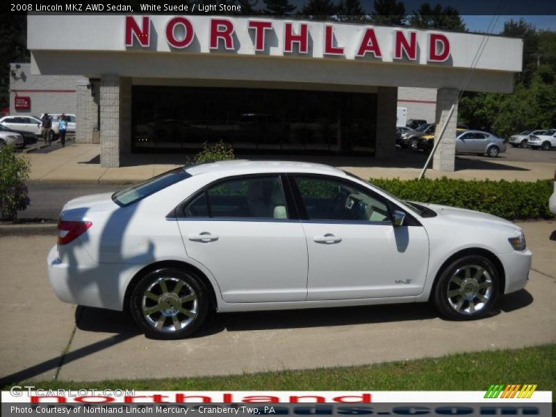 White Suede / Light Stone 2008 Lincoln MKZ AWD Sedan
