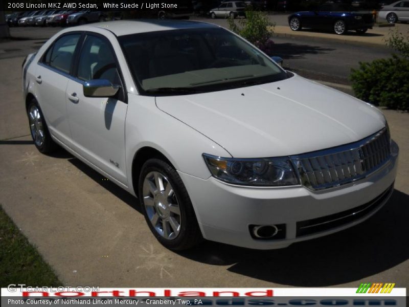 White Suede / Light Stone 2008 Lincoln MKZ AWD Sedan