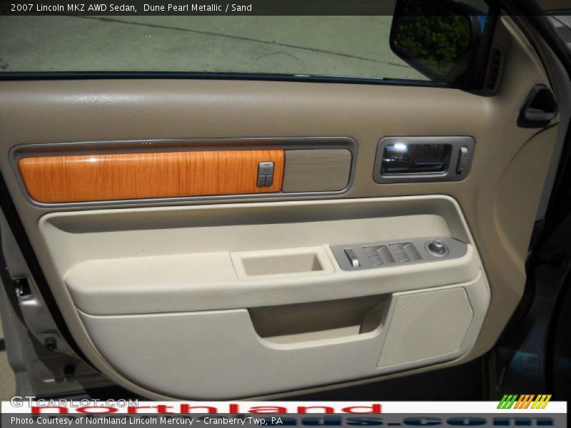 Dune Pearl Metallic / Sand 2007 Lincoln MKZ AWD Sedan